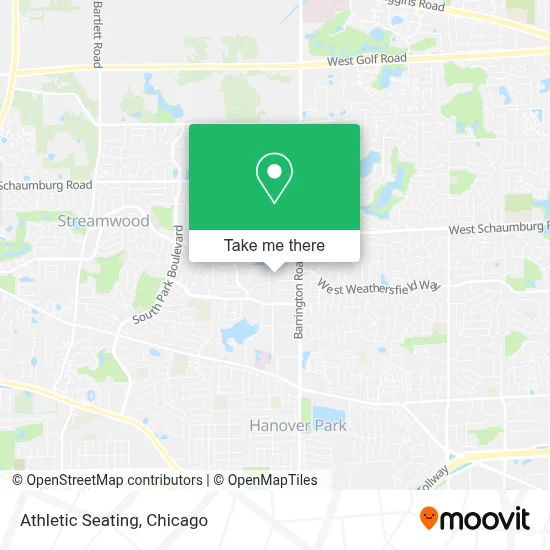 Athletic Seating map