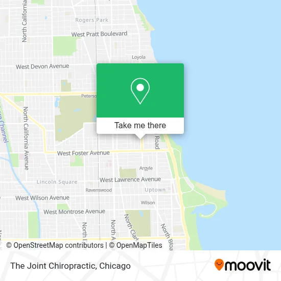 The Joint Chiropractic map