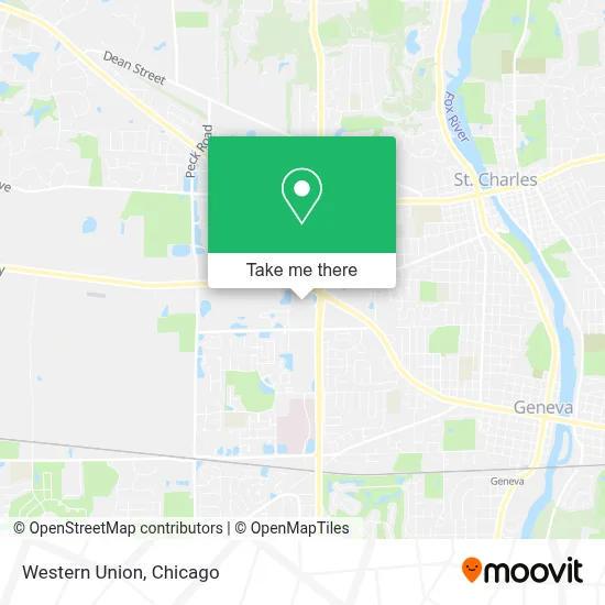 Western Union map