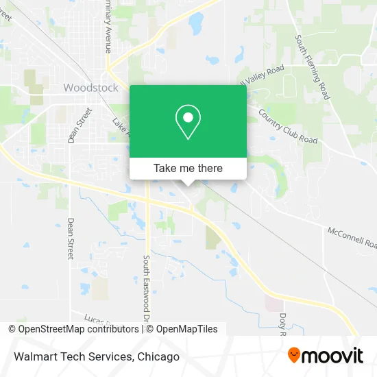 Walmart Tech Services map