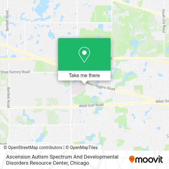 Ascension Autism Spectrum And Developmental Disorders Resource Center map