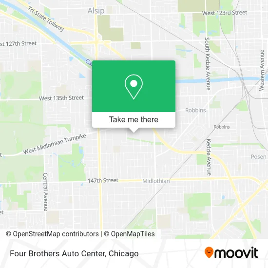 Four Brothers Auto Center map