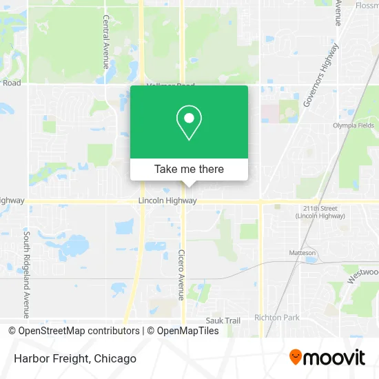 Harbor Freight map