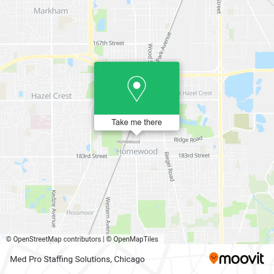 Med Pro Staffing Solutions map