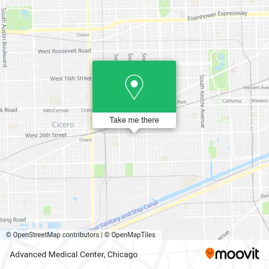 Advanced Medical Center map