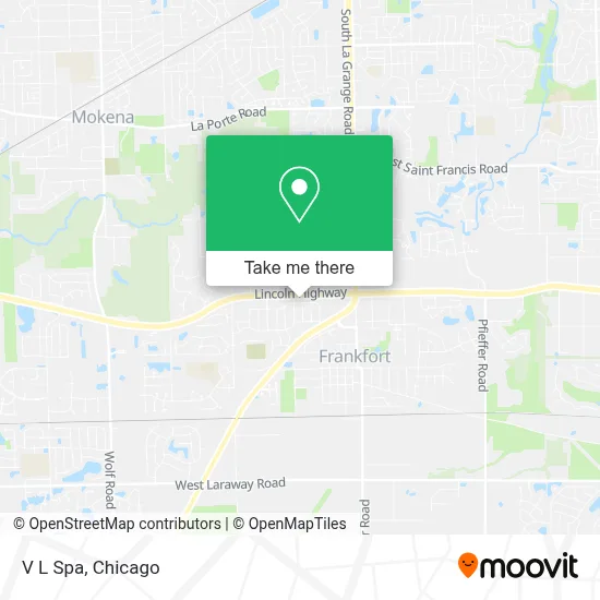 V L Spa map