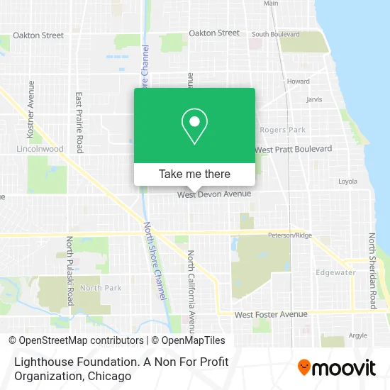 Lighthouse Foundation. A Non For Profit Organization map