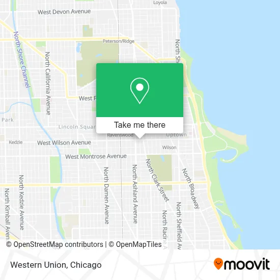 Western Union map