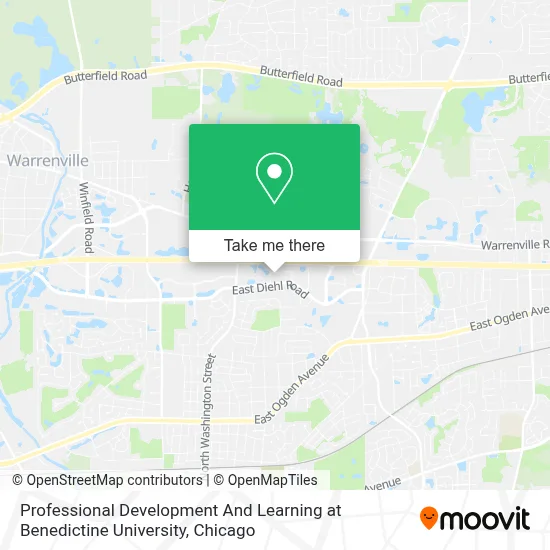 Professional Development And Learning at Benedictine University map