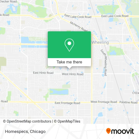 Homespecs map