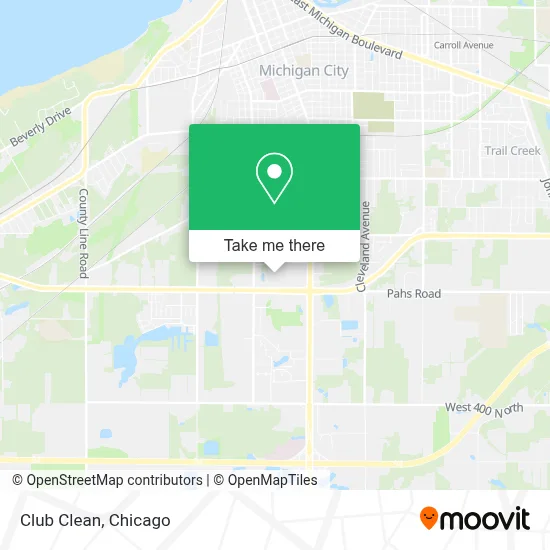 Club Clean map