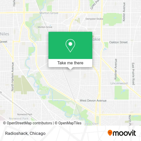 Radioshack map