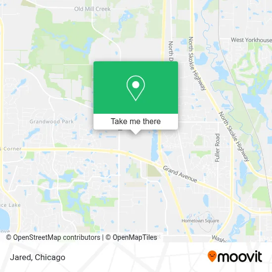 Jared map