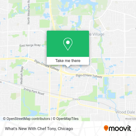 What's New With Chef Tony map