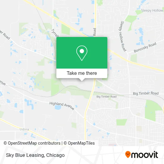 Sky Blue Leasing map