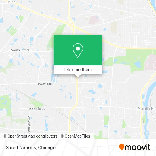 Shred Nations map