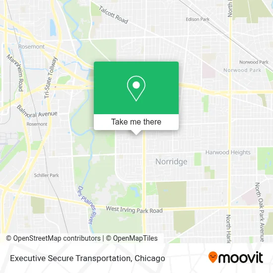 Executive Secure Transportation map