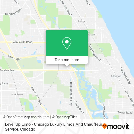 Level Up Limo - Chicago Luxury Limos And Chauffeur Service map