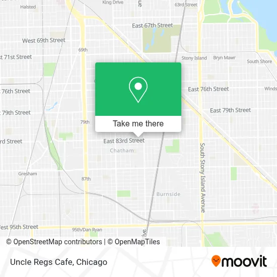 Uncle Regs Cafe map