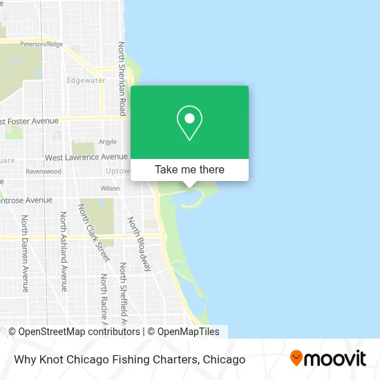 Why Knot Chicago Fishing Charters map