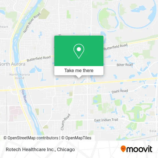 Rotech Healthcare Inc. map