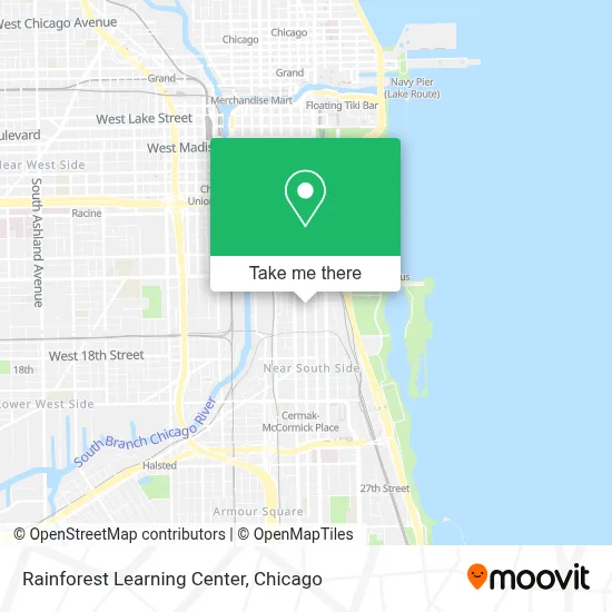 Rainforest Learning Center map