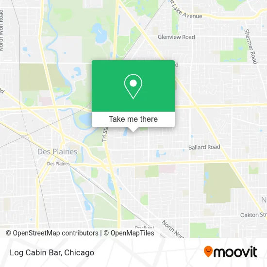 Log Cabin Bar map
