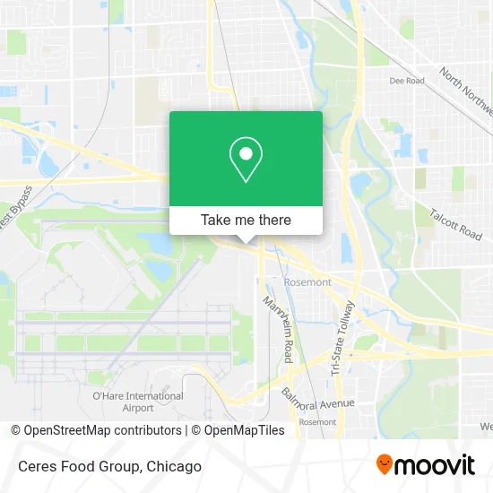 Ceres Food Group map