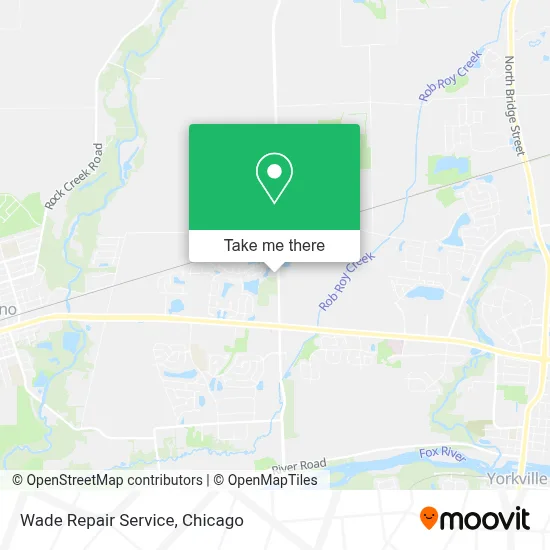 Wade Repair Service map