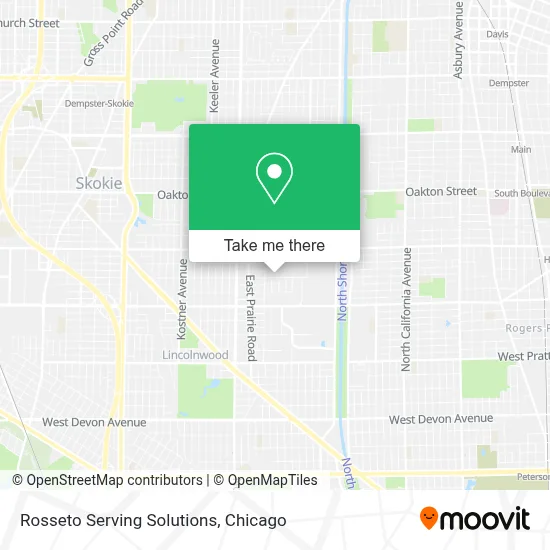 Rosseto Serving Solutions map