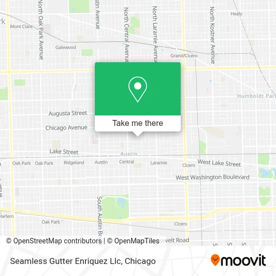 Seamless Gutter Enriquez Llc map
