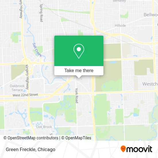 Green Freckle map