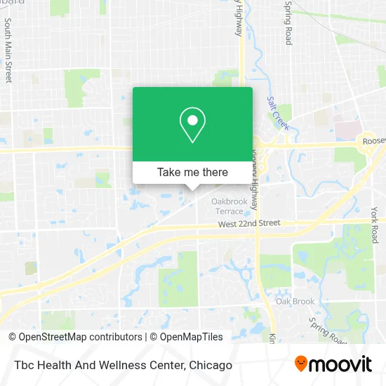 Tbc Health And Wellness Center map