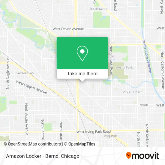 Amazon Locker - Bernd map
