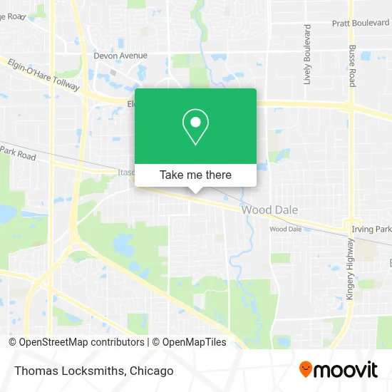 Thomas Locksmiths map