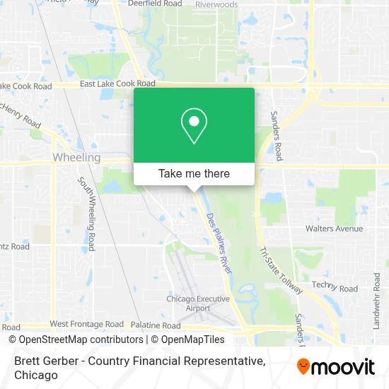 Brett Gerber - Country Financial Representative map