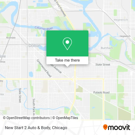 New Start 2 Auto & Body map
