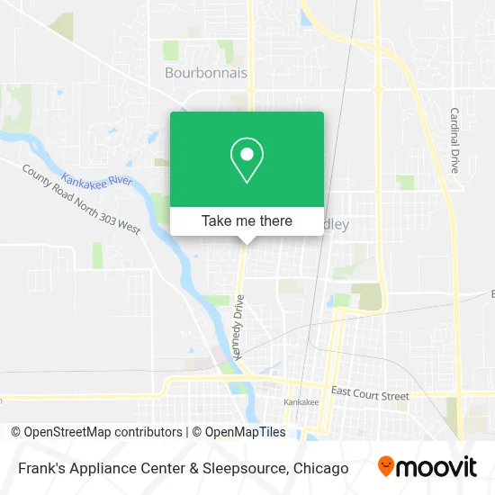 Frank's Appliance Center & Sleepsource map