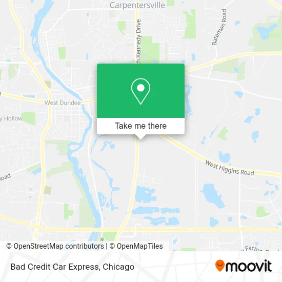 Bad Credit Car Express map