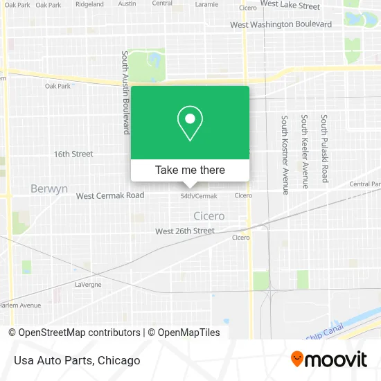 Usa Auto Parts map