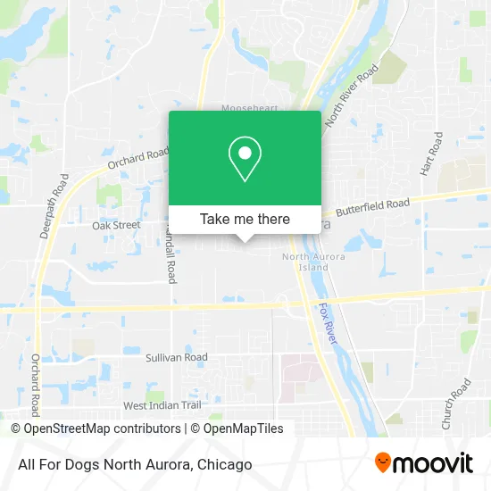 All For Dogs North Aurora map