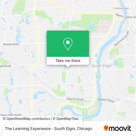 The Learning Experience - South Elgin map
