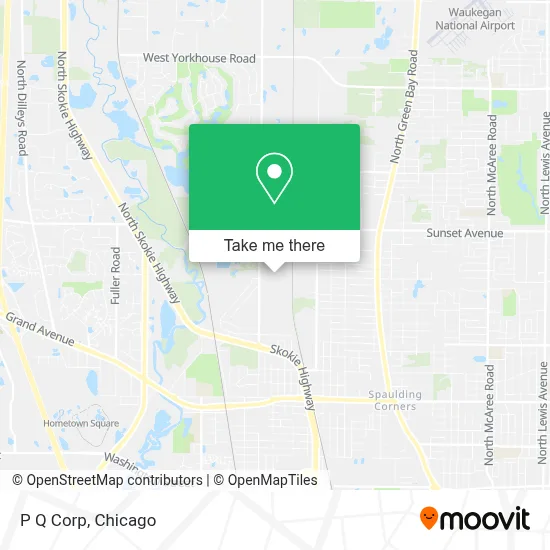 P Q Corp map
