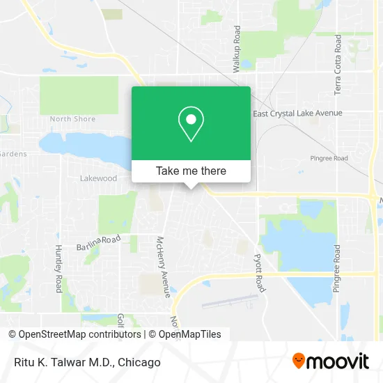 Ritu K. Talwar M.D. map