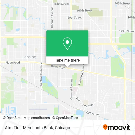 Atm First Merchants Bank map