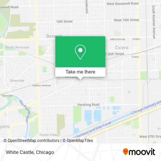 White Castle map