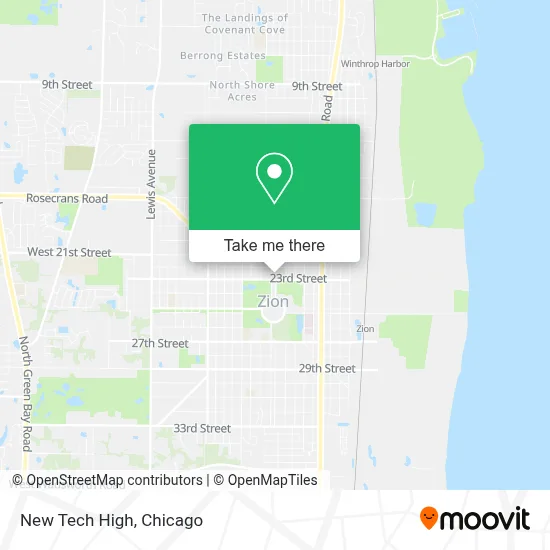 New Tech High map