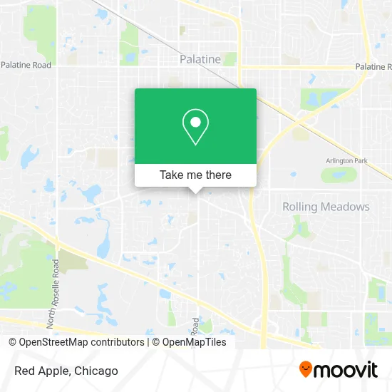 Red Apple map
