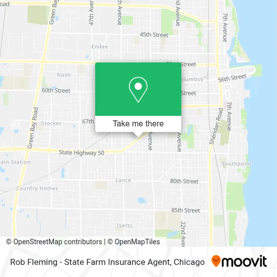 Rob Fleming - State Farm Insurance Agent map
