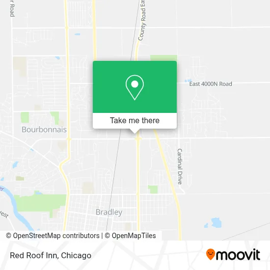 Red Roof Inn map